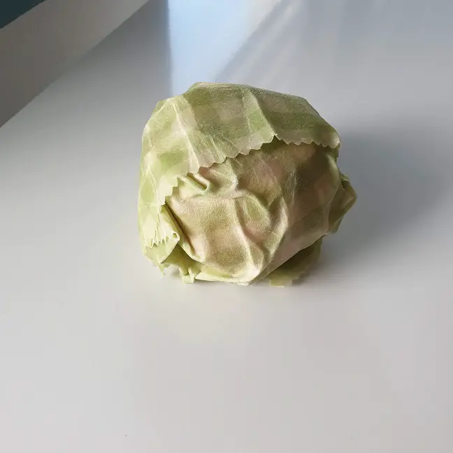 Apfel eingepackt