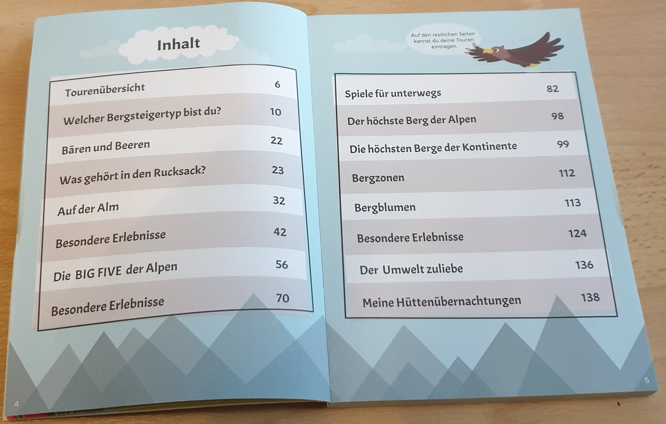 Rother - Wandertagebuch für Kinder