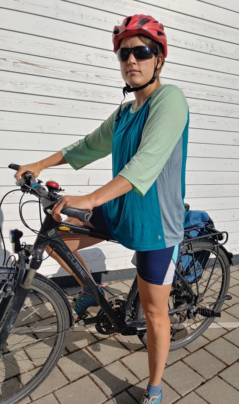 Auf dem Trekkingrad