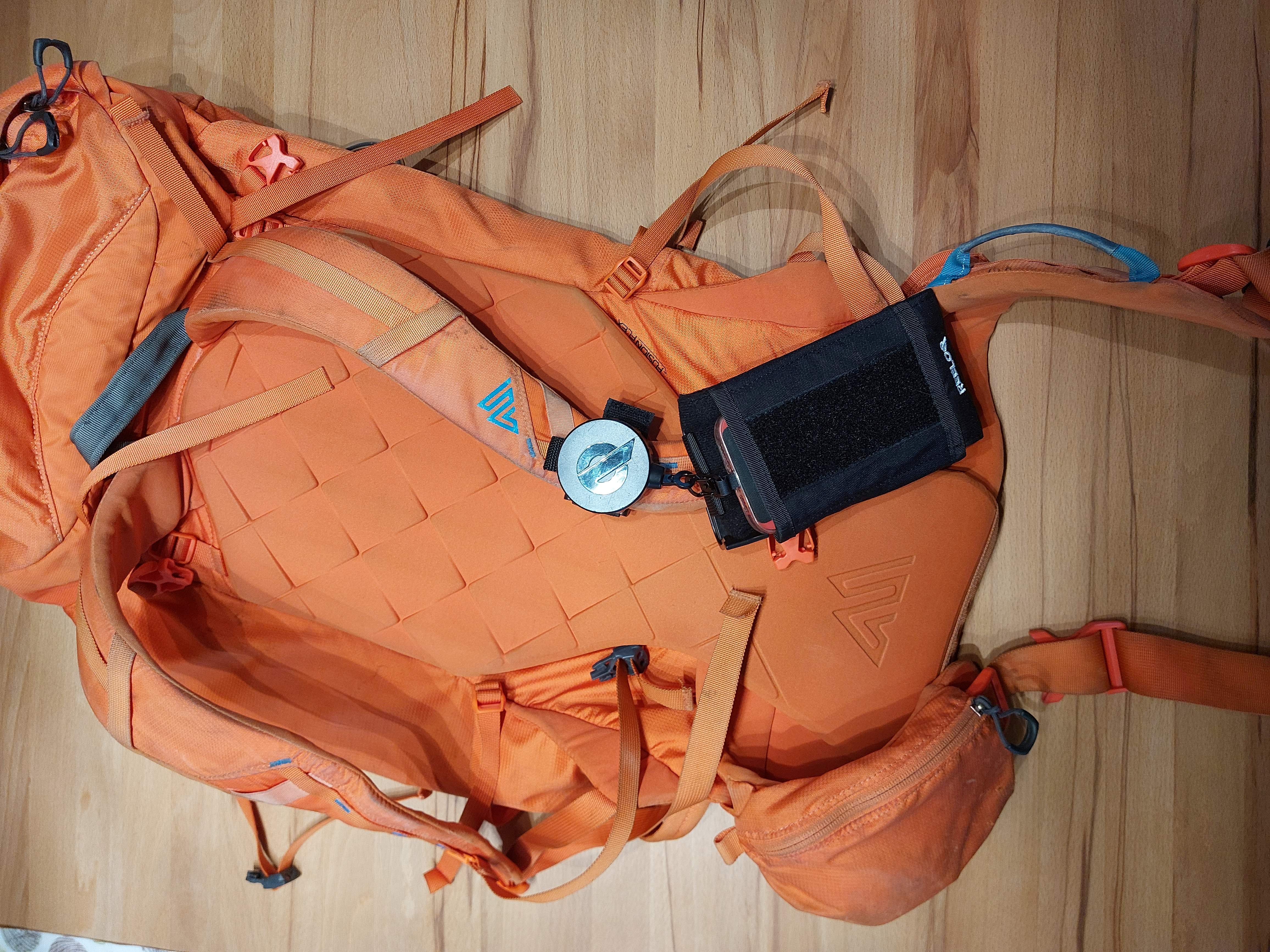 Anbringung Rucksack