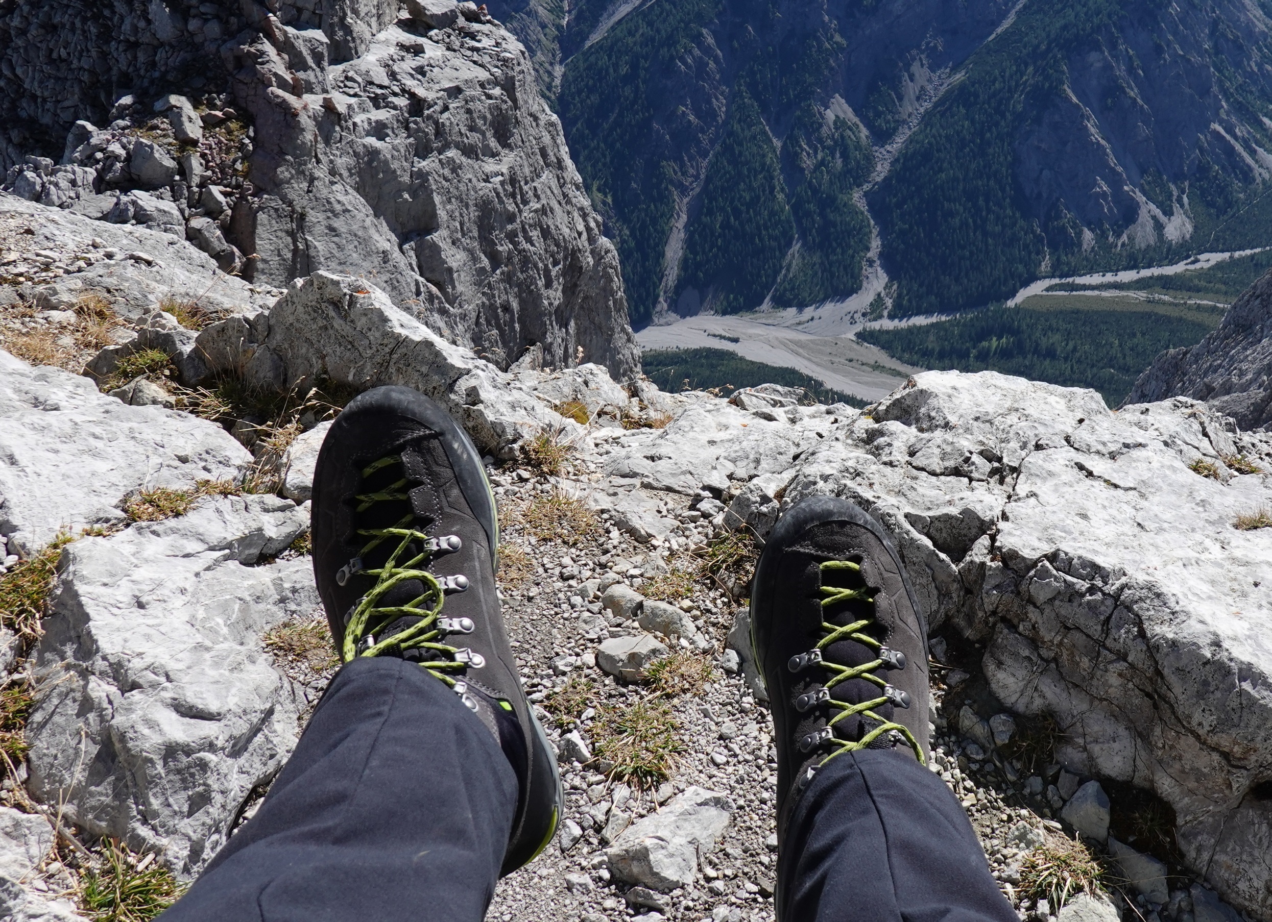 Schuhe mit Aussicht