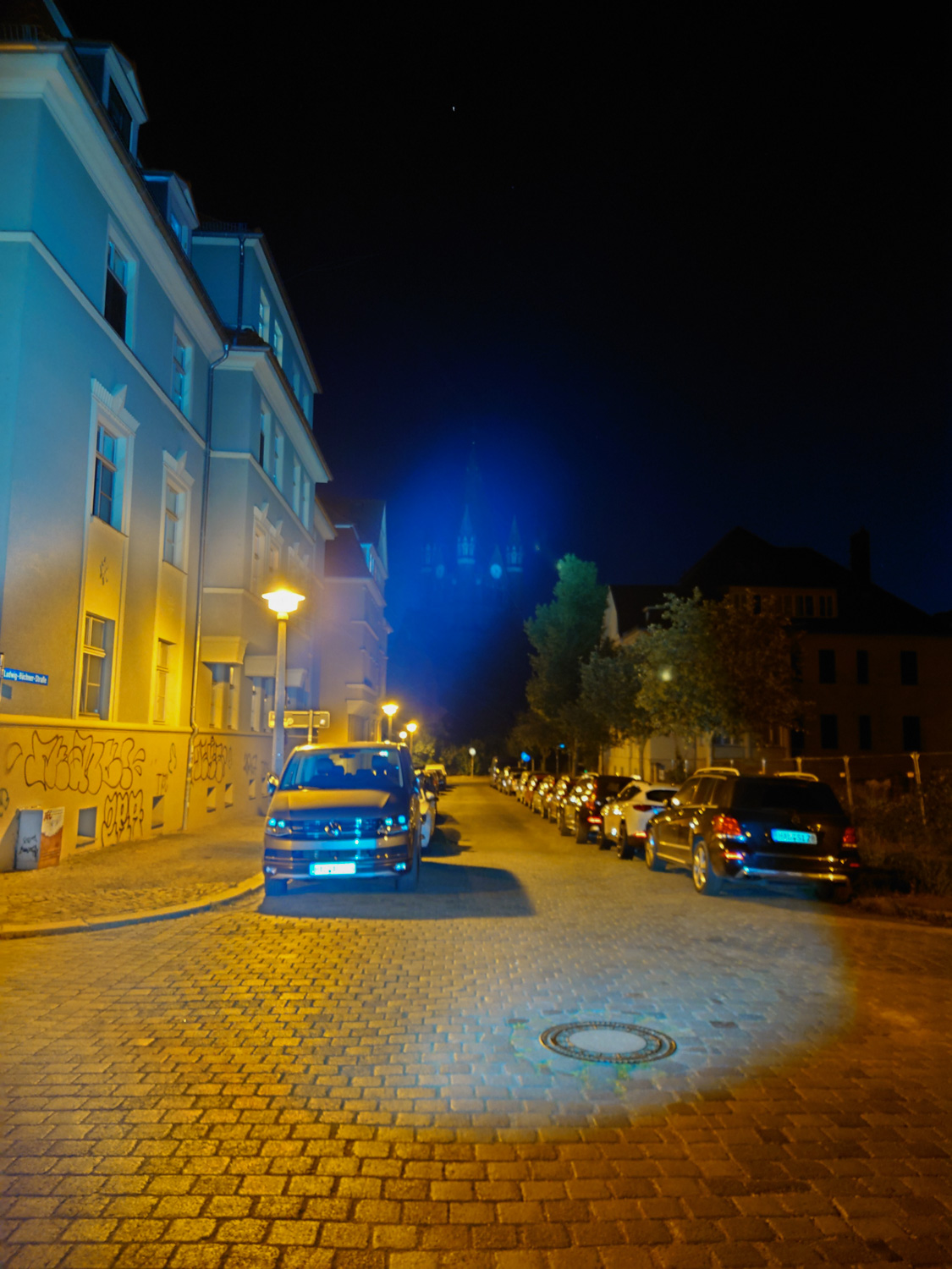 Krichturm angeleuchtet