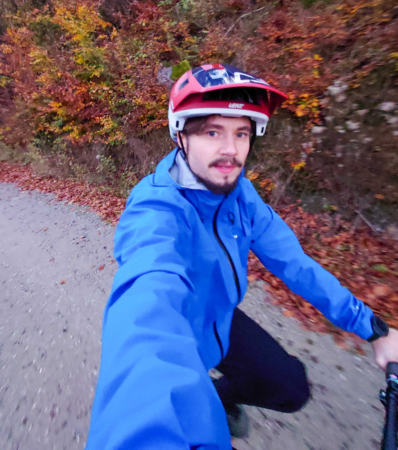 Beim Radeln