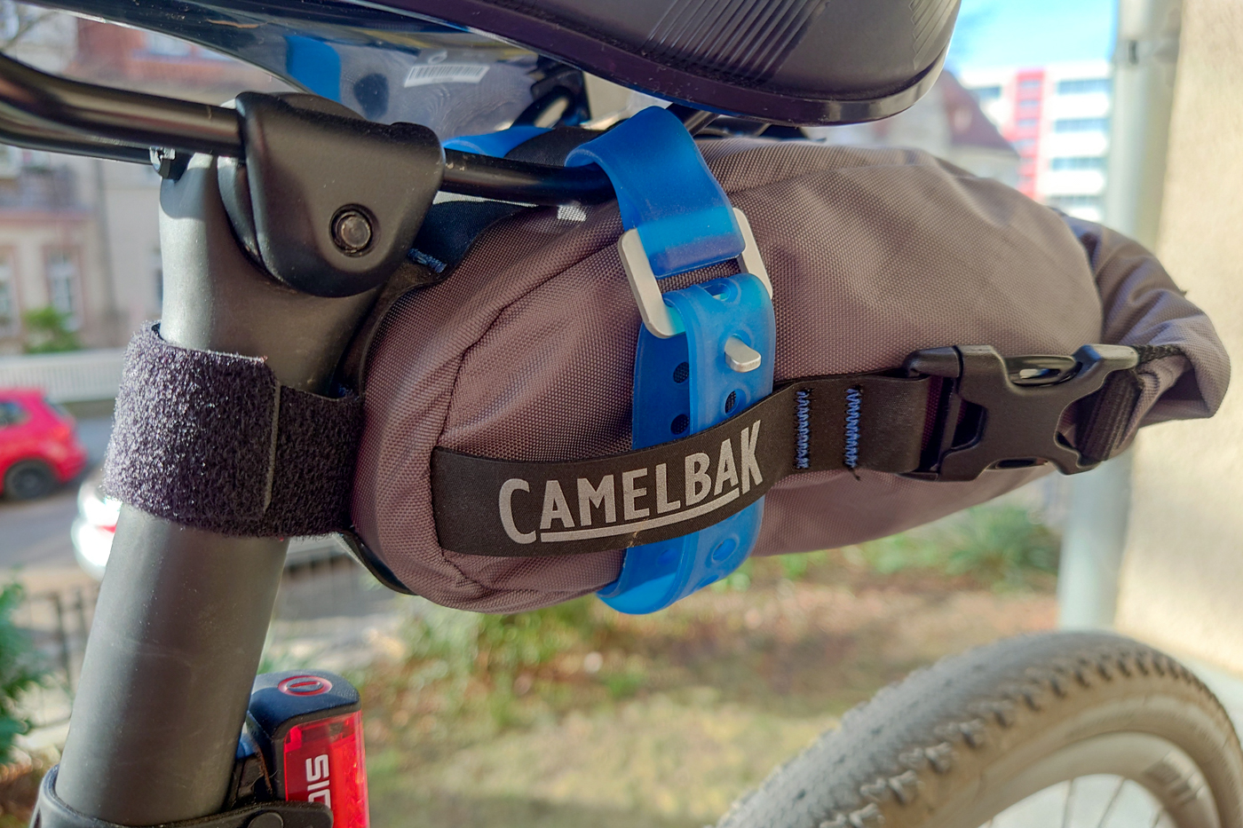 Tasche am Sattel