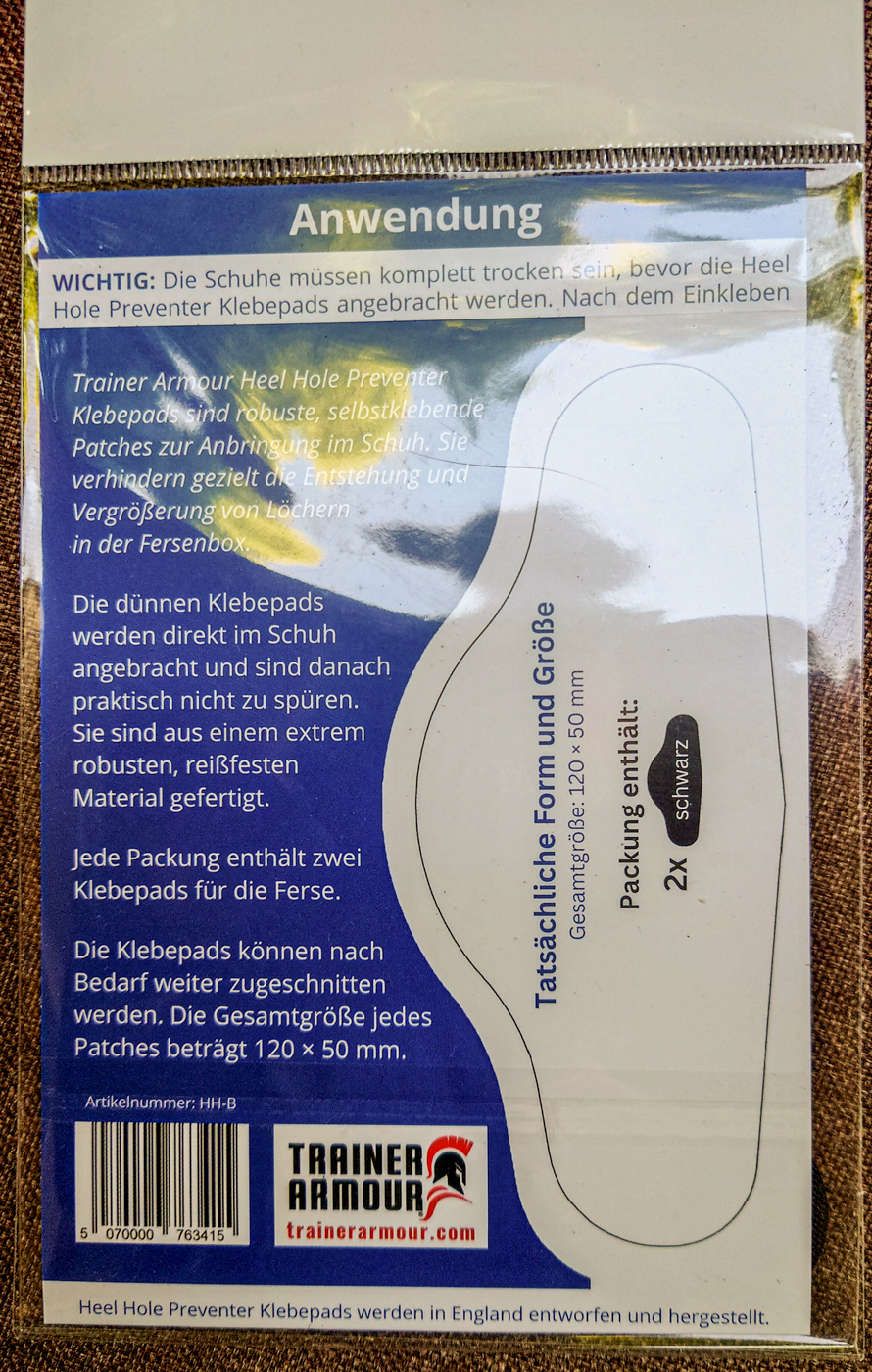 Verpackung hinten