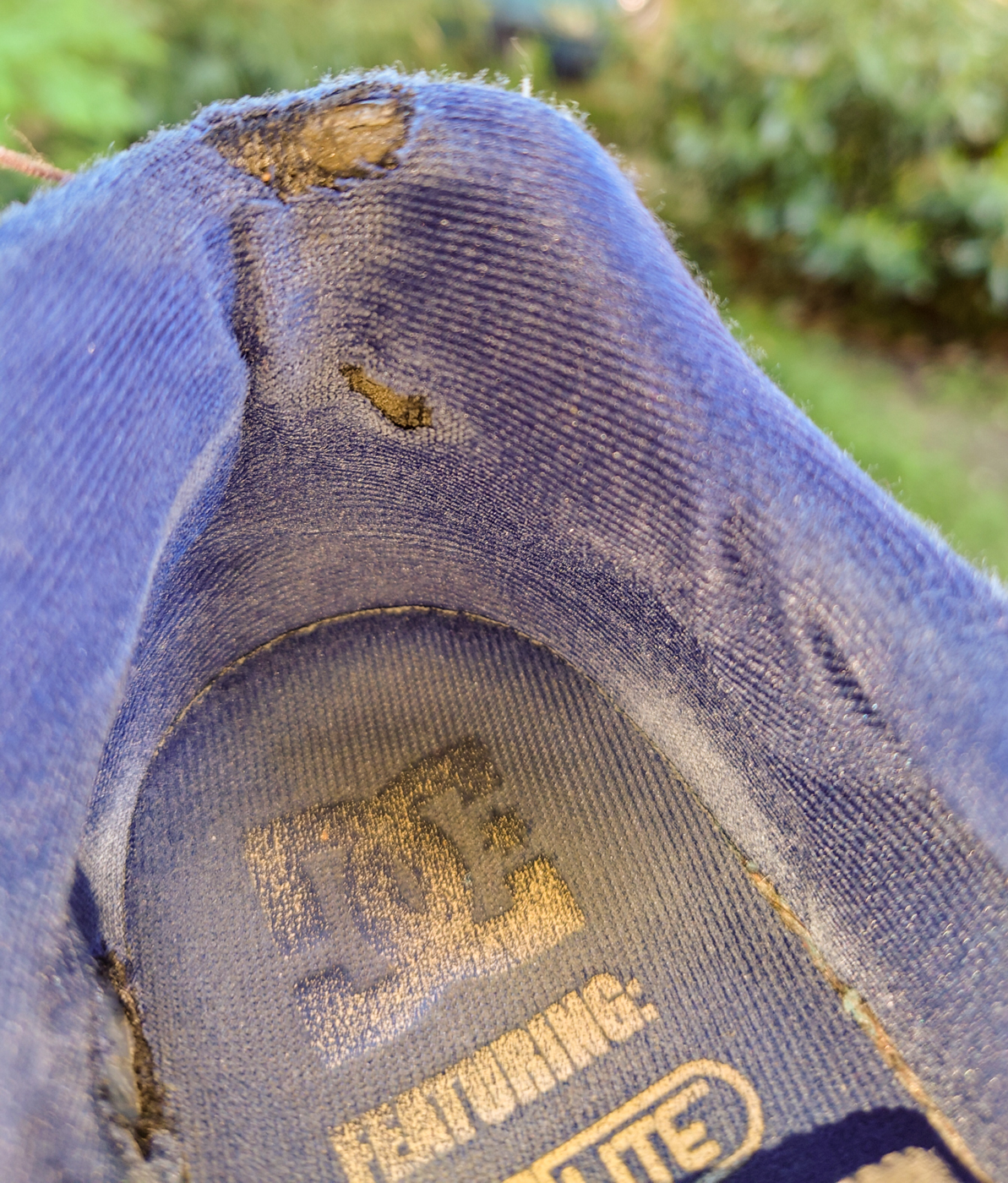 Schuhe Fersenbereich