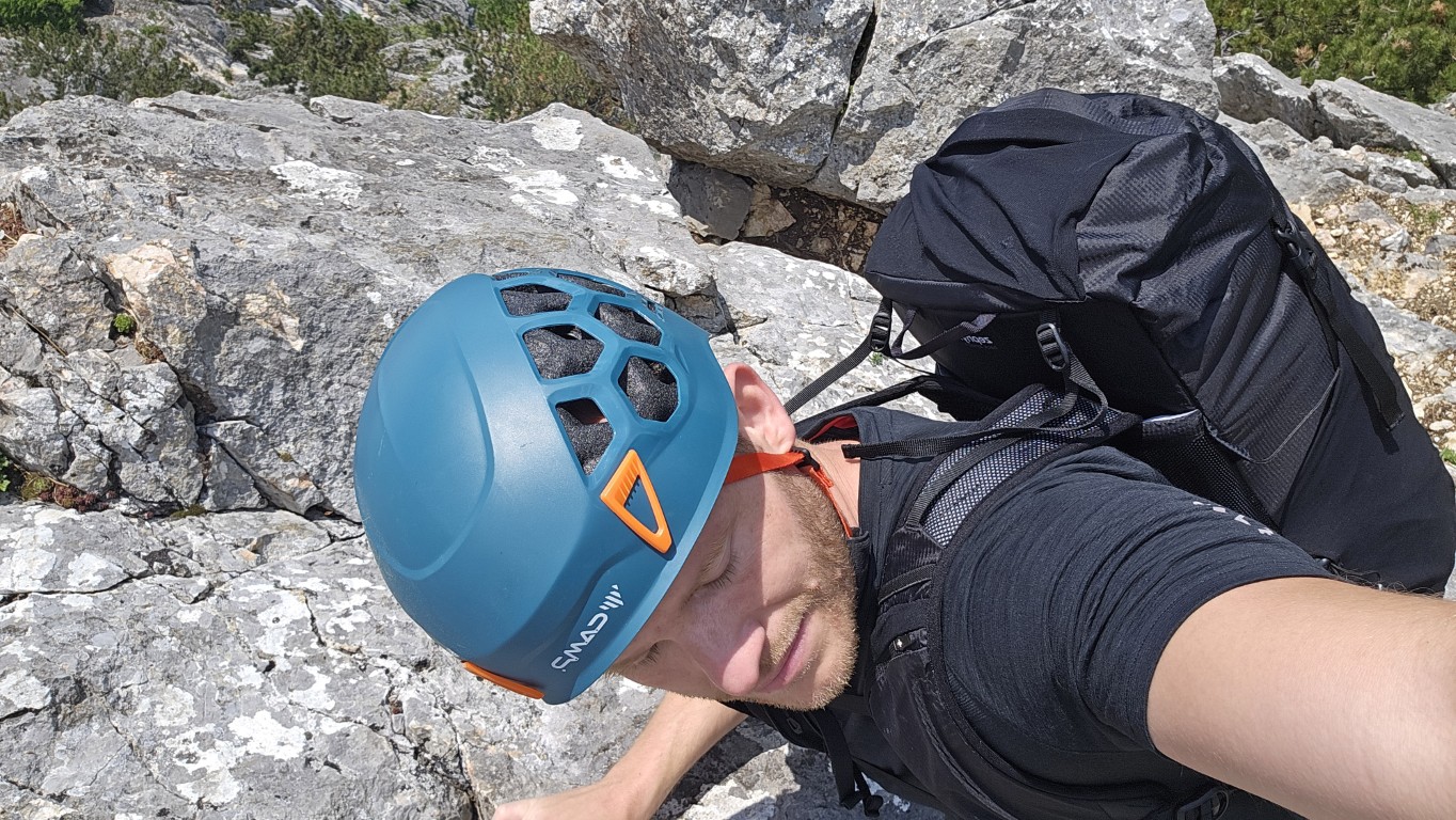 rucksack beim klettern
