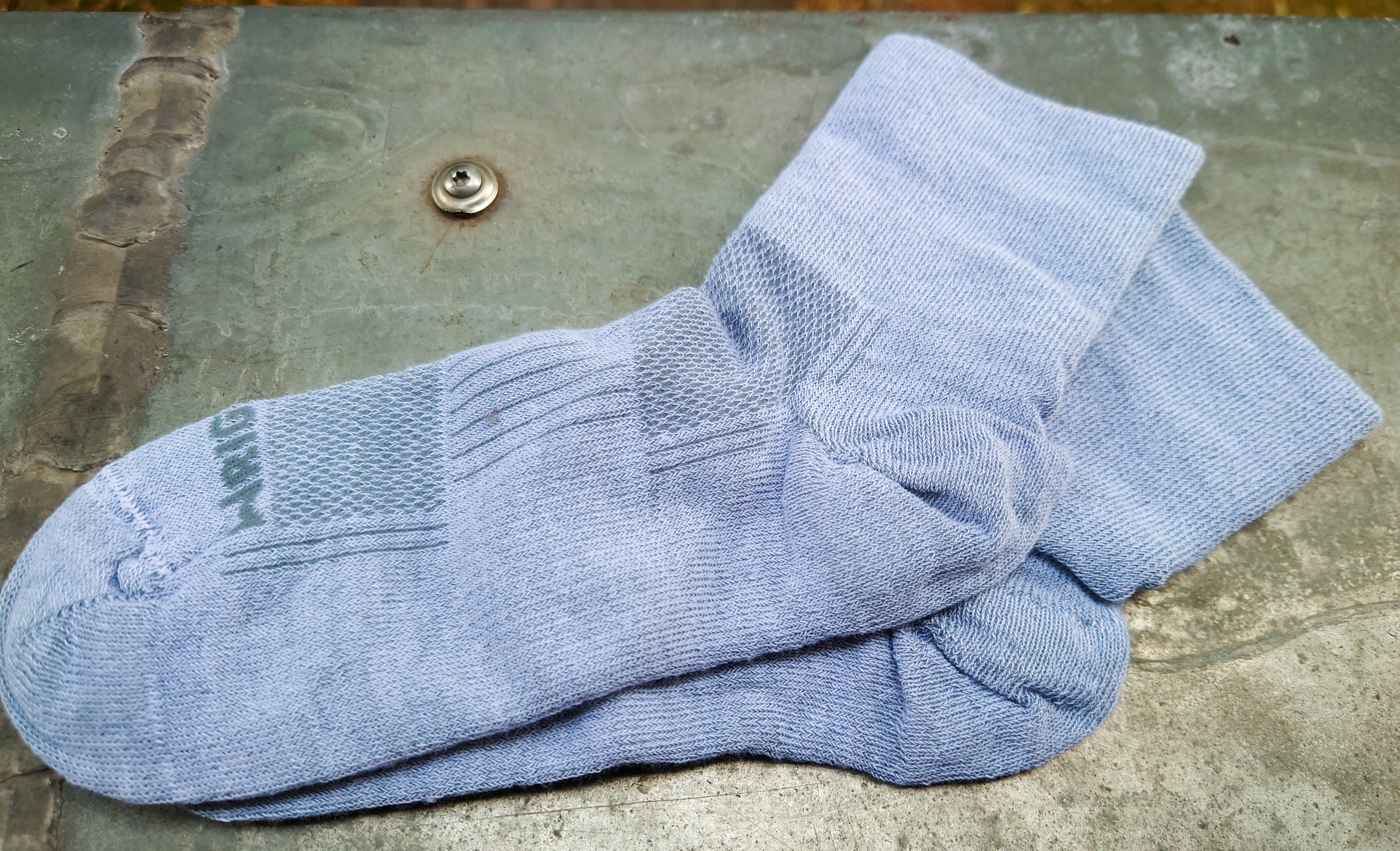 Socken ausgepackt