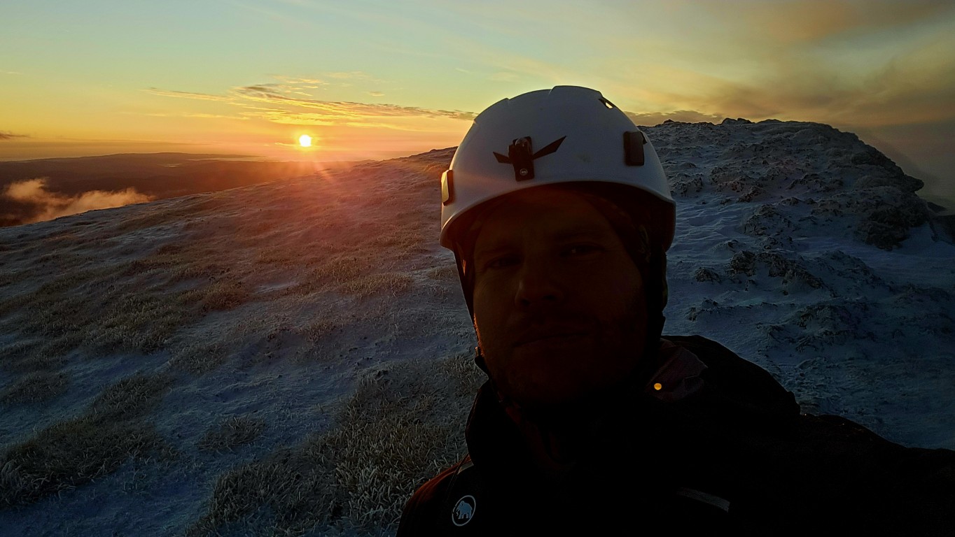 sonnenaufgang am schneeberg