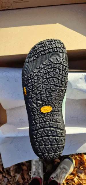 Die Vibram Sohle sorgt für Trittsicherheit.