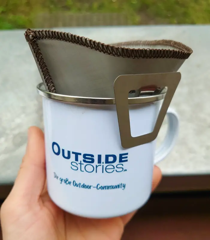 Der kompetente OUTSIDEstories-Test: ORIGIN OUTDOORS Kaffeefilter 'Riuso' 2-4 Tassen