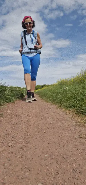 Die hohe Sprengung, der Komfort und die Leichtigkeit macht Lust auf sportliches Wandern.