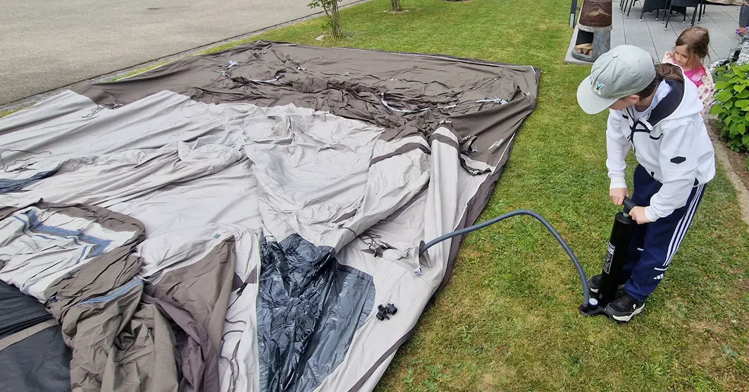 Der kompetente OUTSIDEstories-Test: Outwell Alabama sechs Air TC Familienzelt