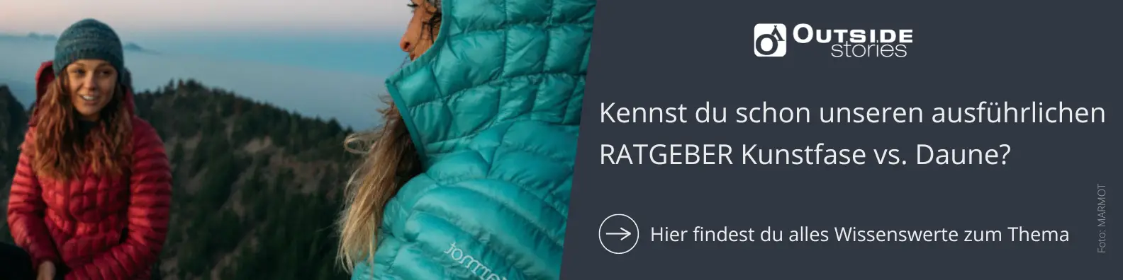 Ratgeber Daune vs Kunstfaser