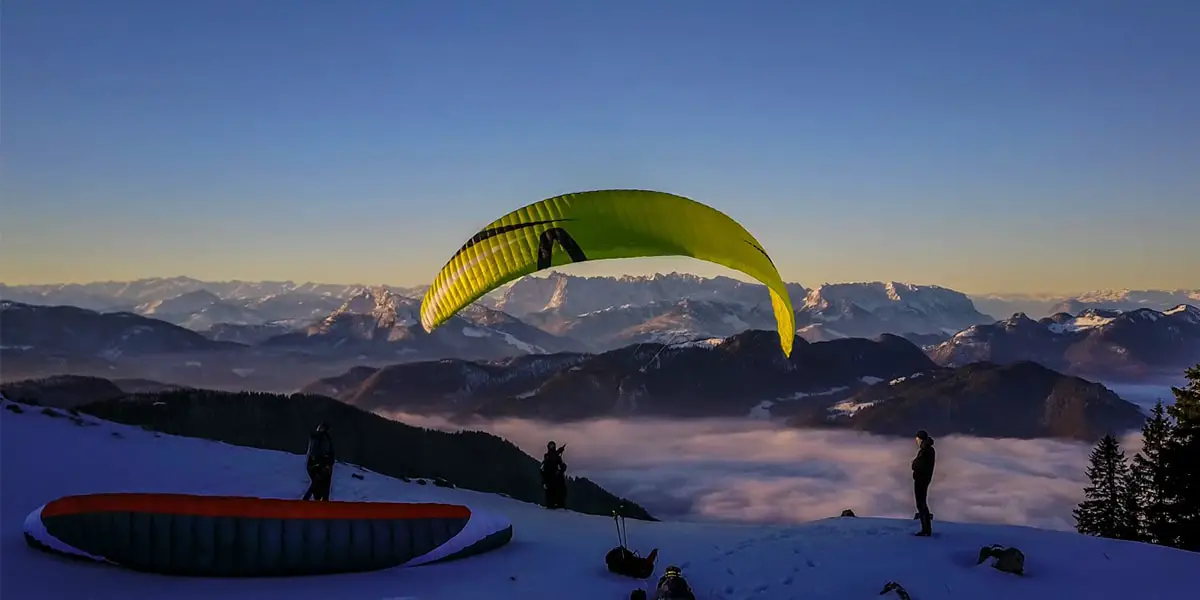 Hike and Fly Abflug
