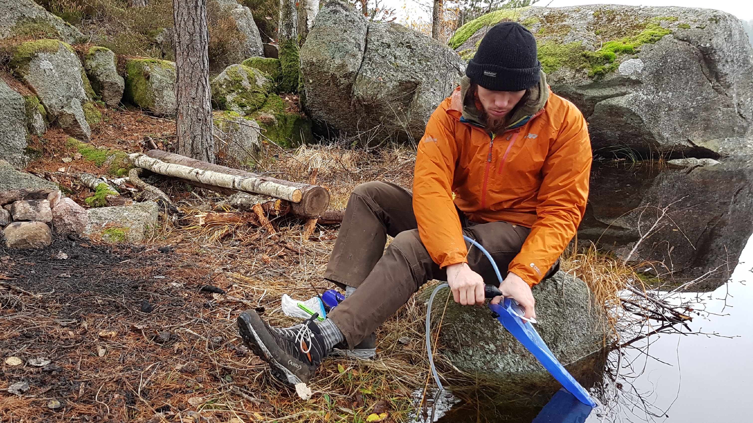 auf dem Bohusleden in Schweden