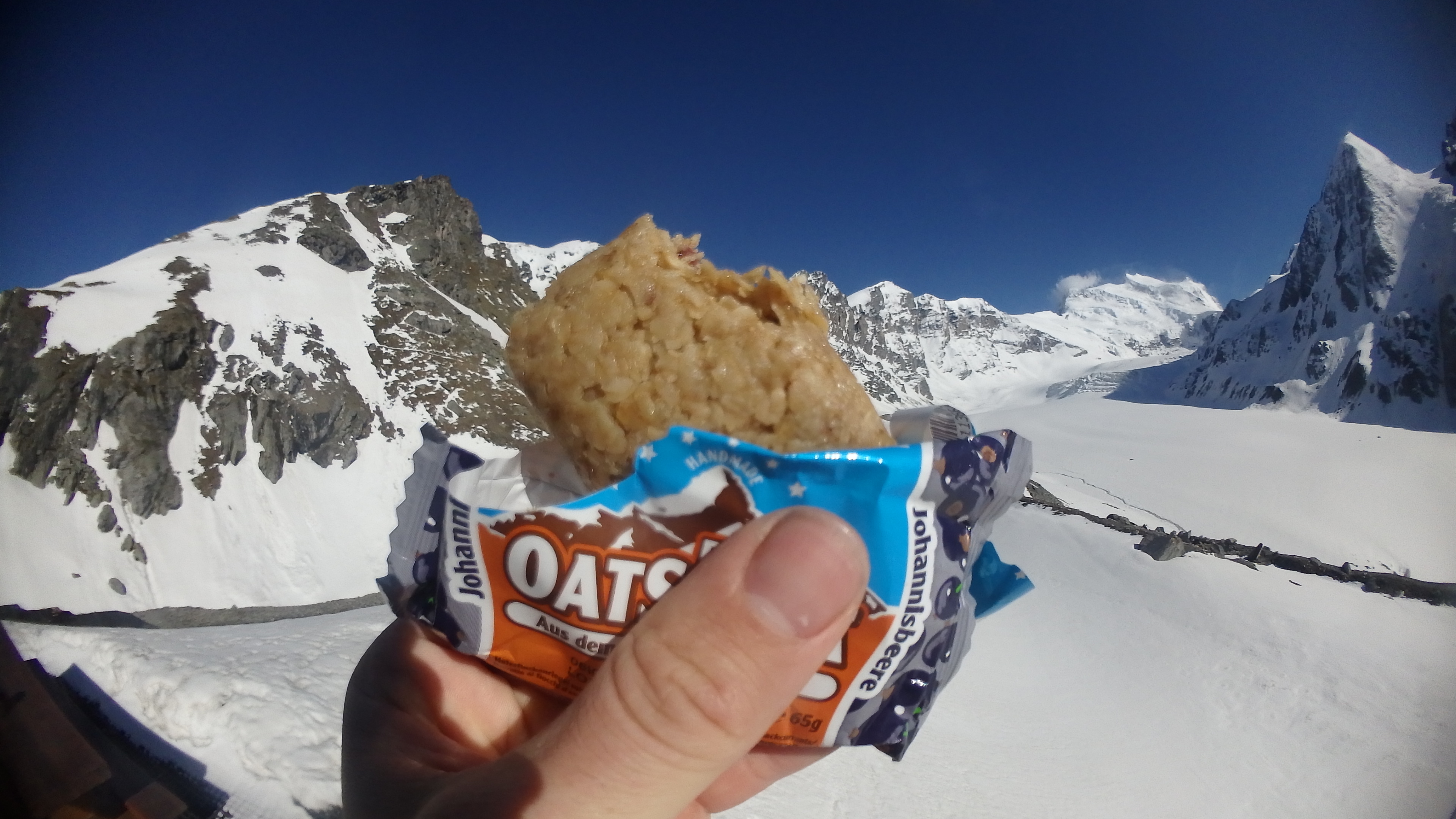 Riegel mit Grand Combin im Hintergrund