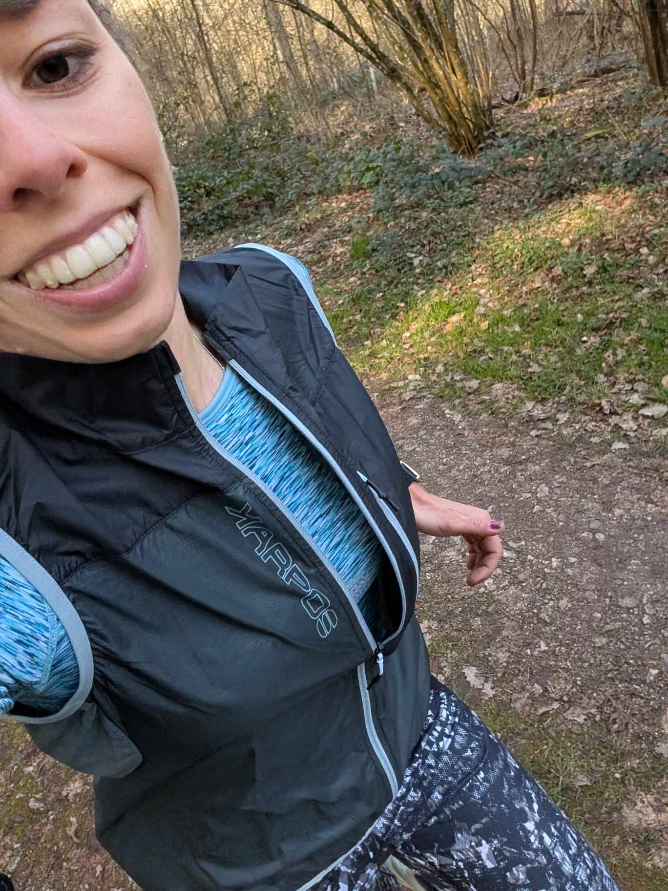 Man sieht jemanden joggen