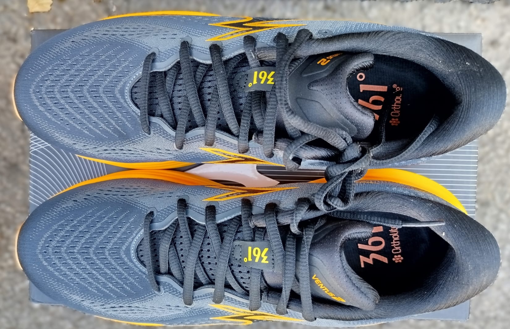 361° Ventus 2 Frontansicht beider Laufschuhe