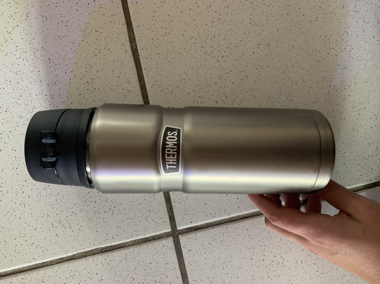Flasche von der Seite