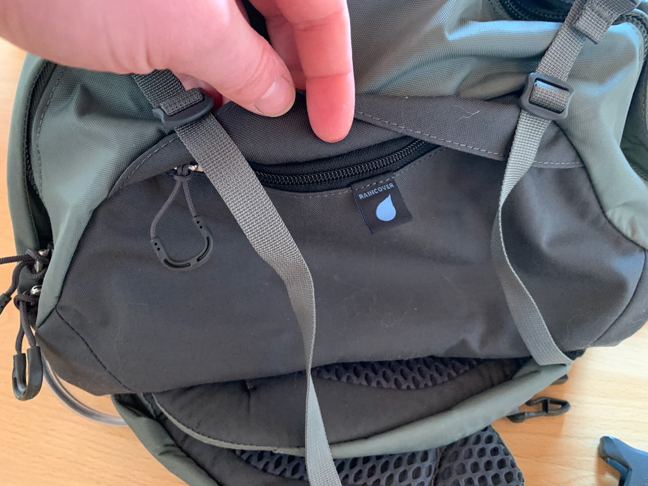 Raincover tasche