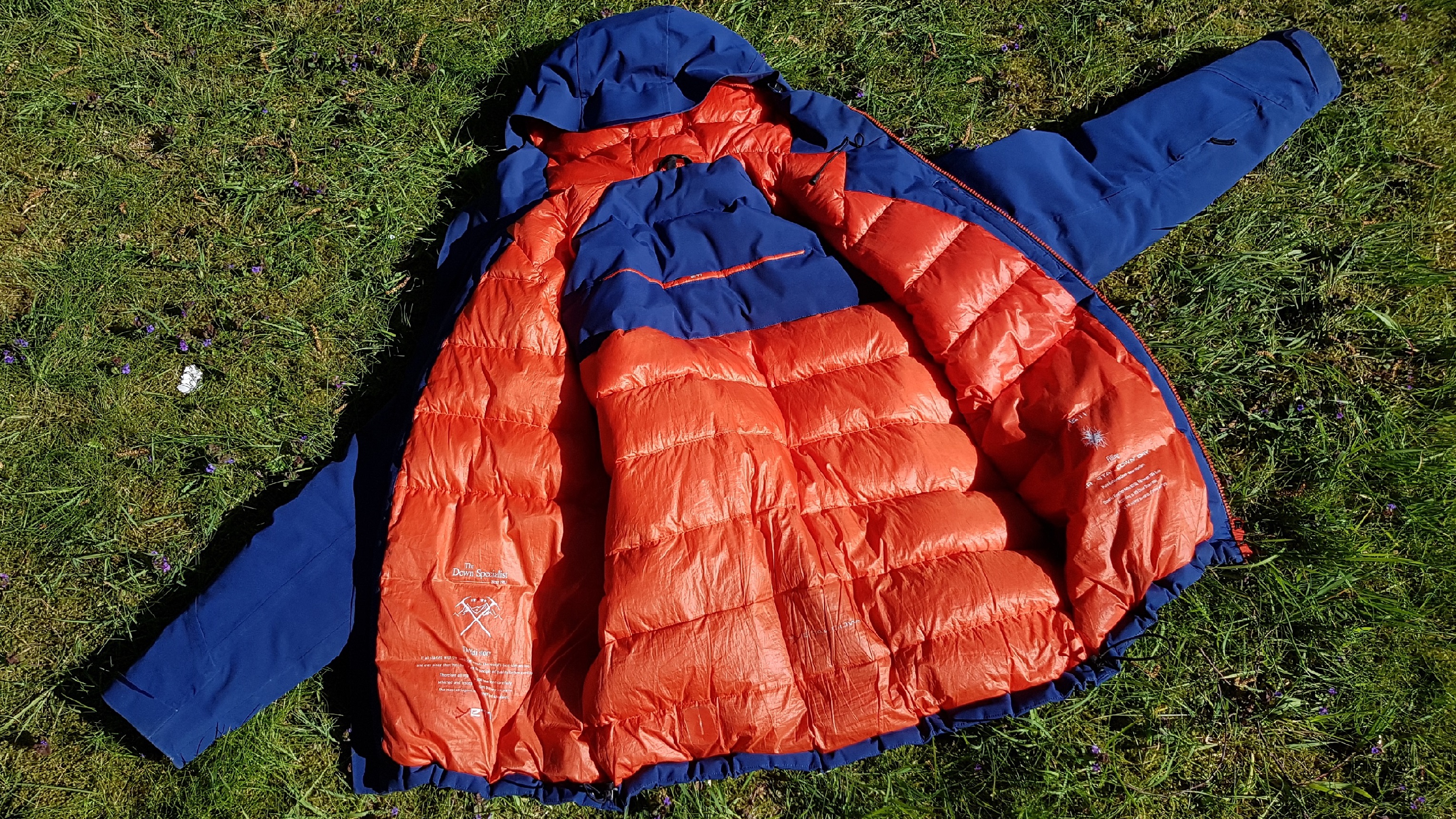 Jacke von Innen