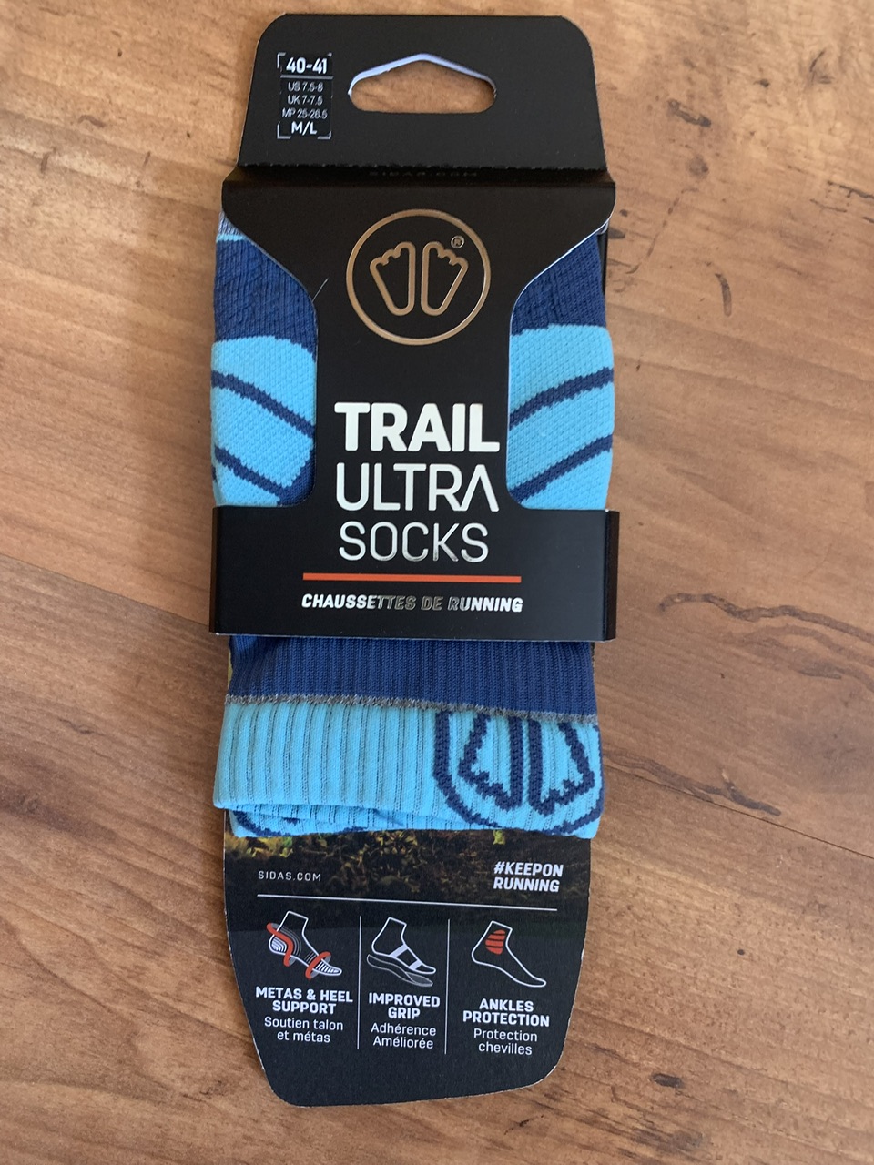 Socken eingepackt