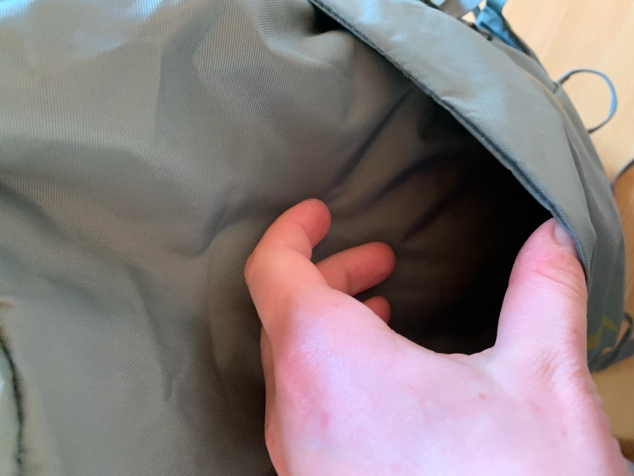 Vordere Tasche