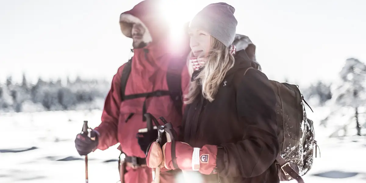 Fäustlinge sind der ideale Begleiter für eisig kalte Wintertage. Foto: Hestra | Kent Malm