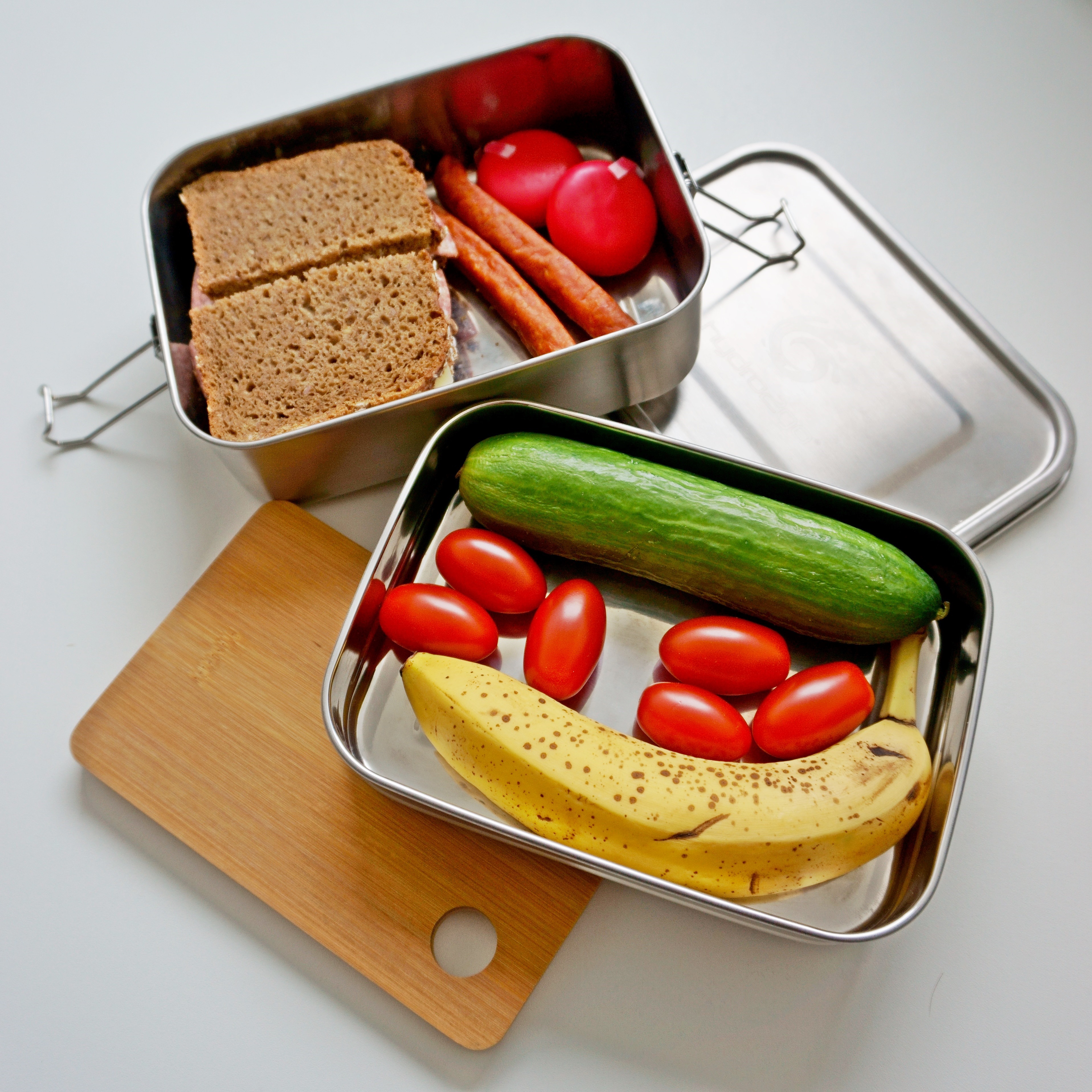 Gut sortiert in den Rucksack