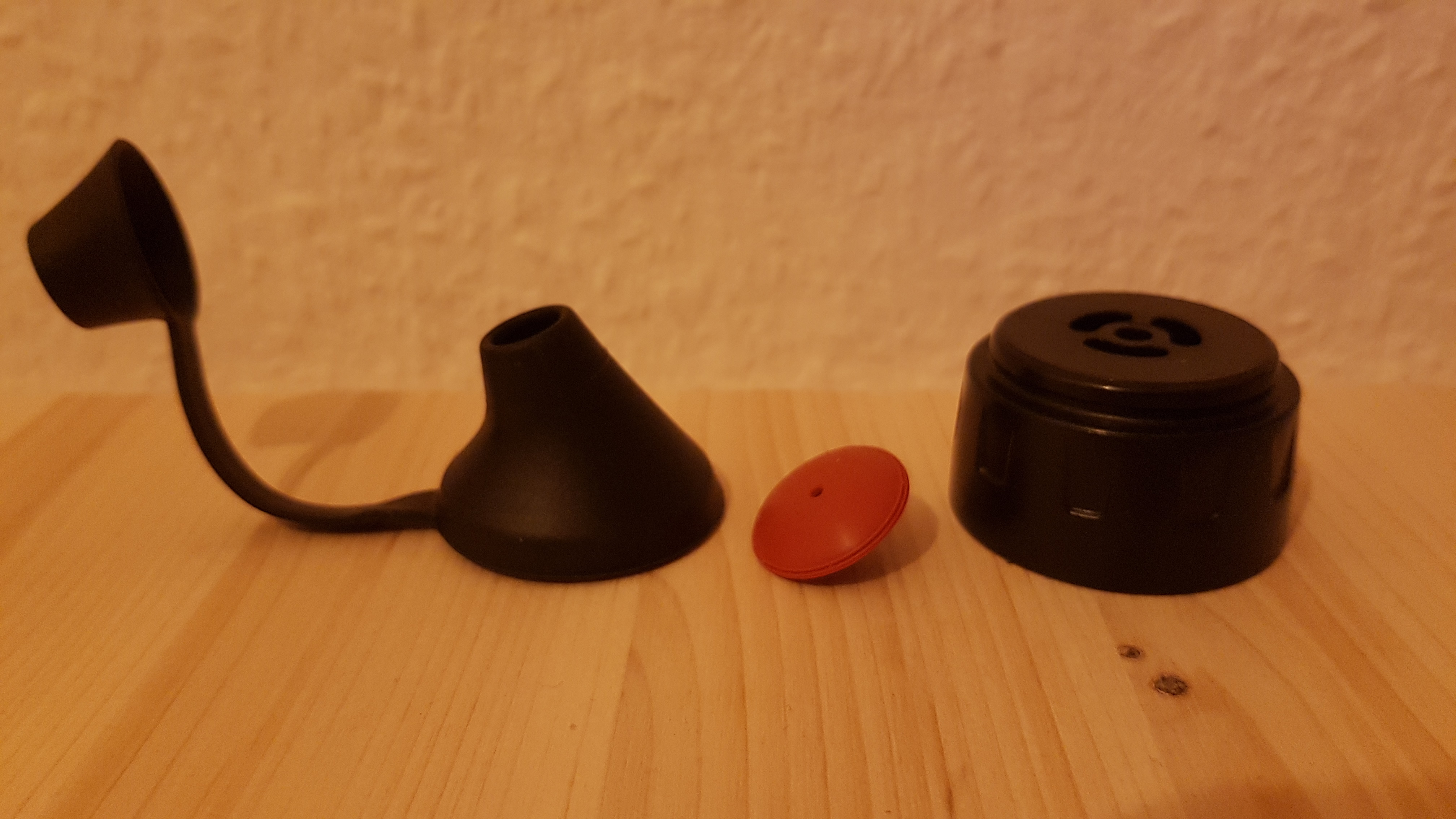 Kappe mit Ventil