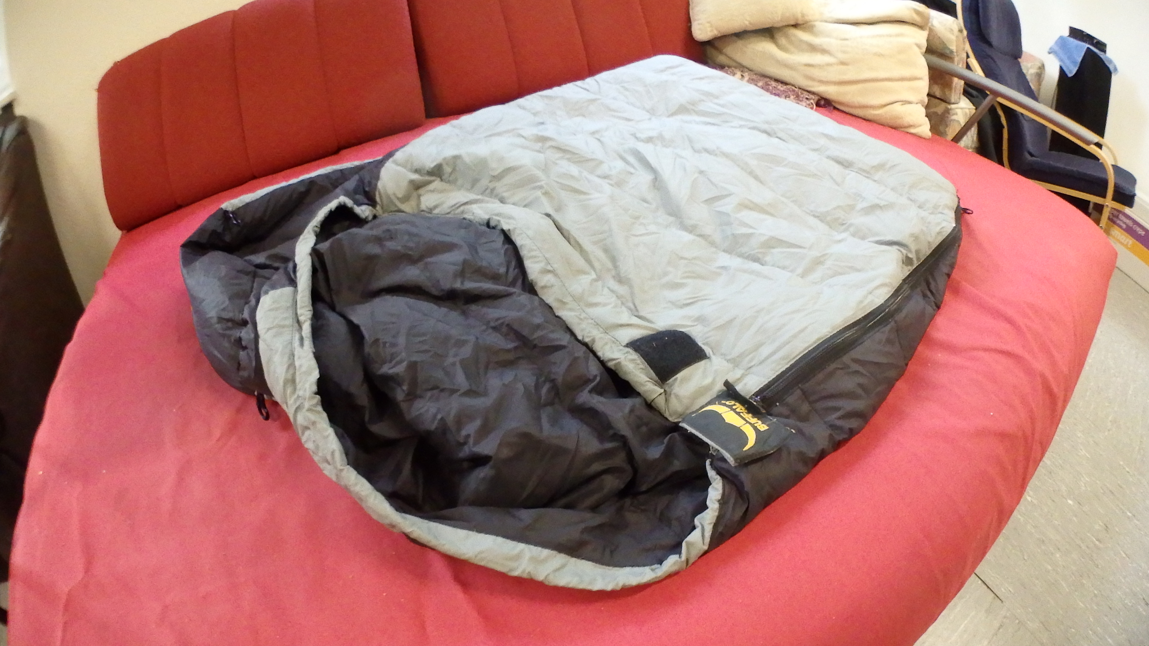 Schlafsack vorher