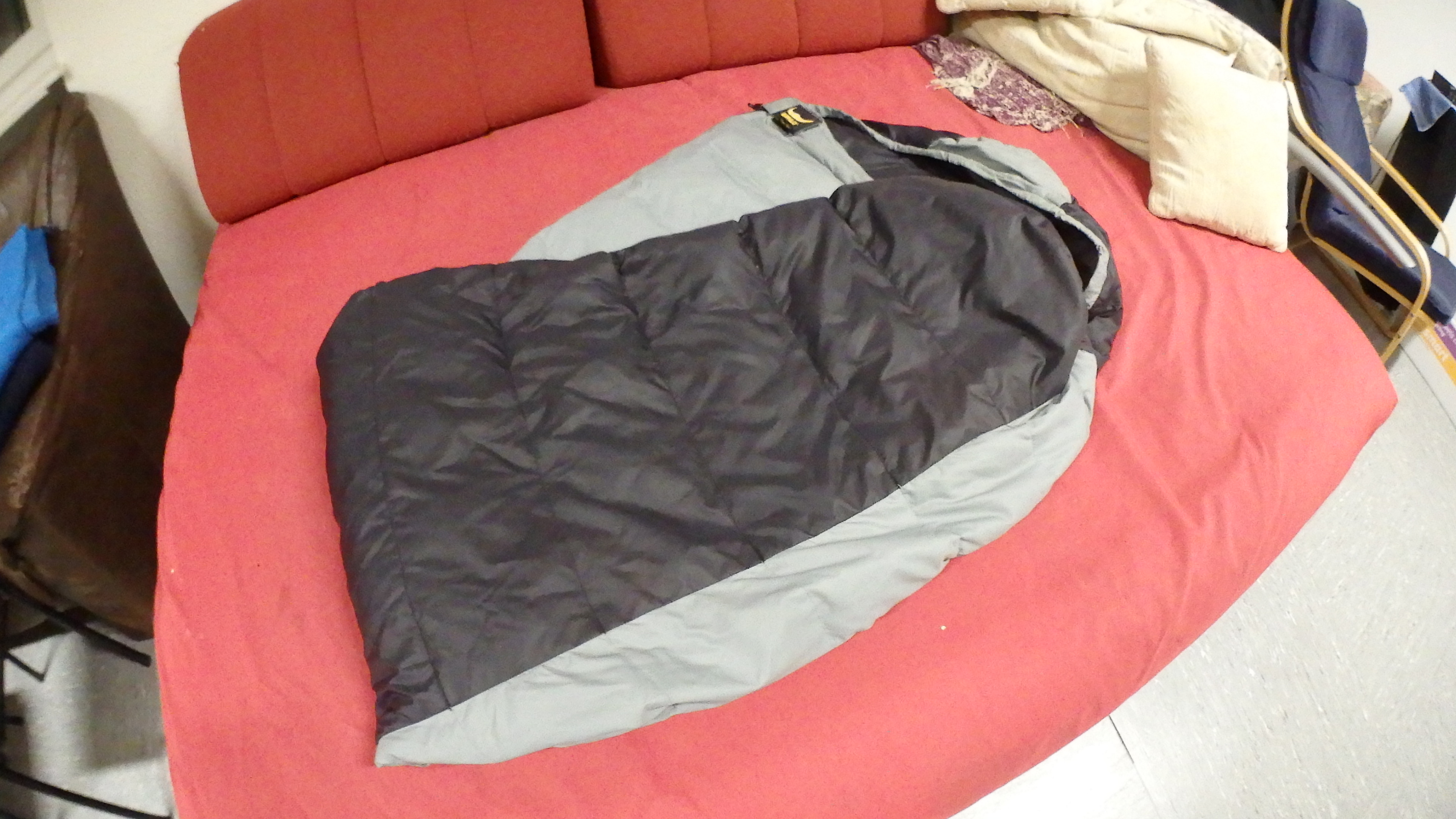 Schlafsack nachher