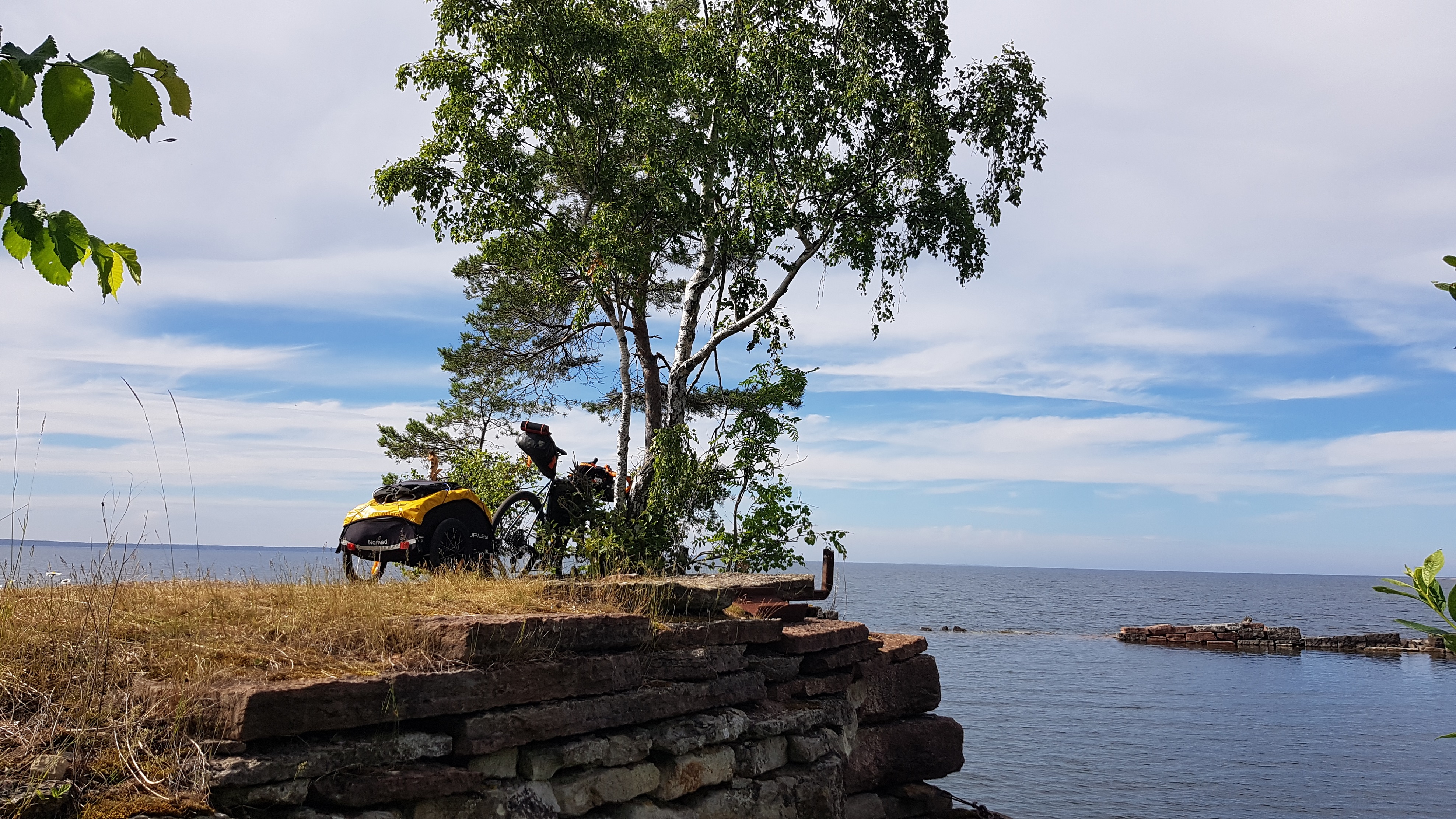 auf 2 Monate Schwedentour am Vänern