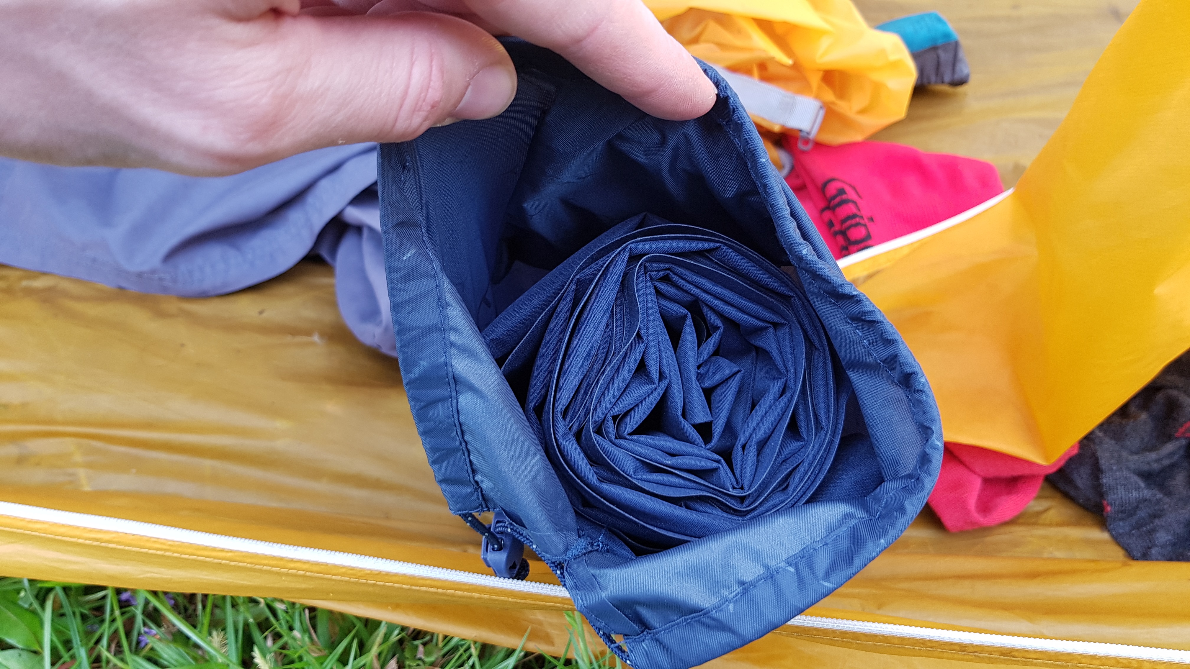 reichlich Platz im Packsack
