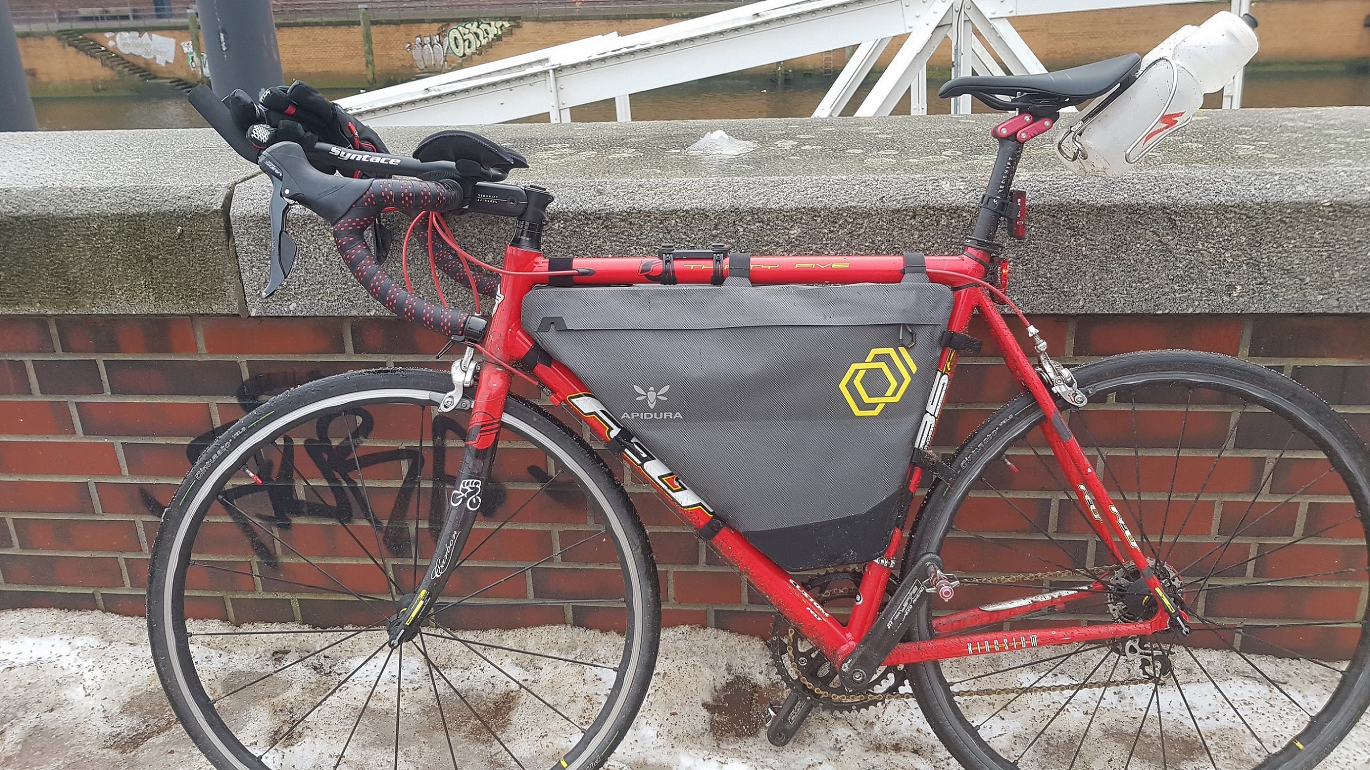 Rennrad am Deich