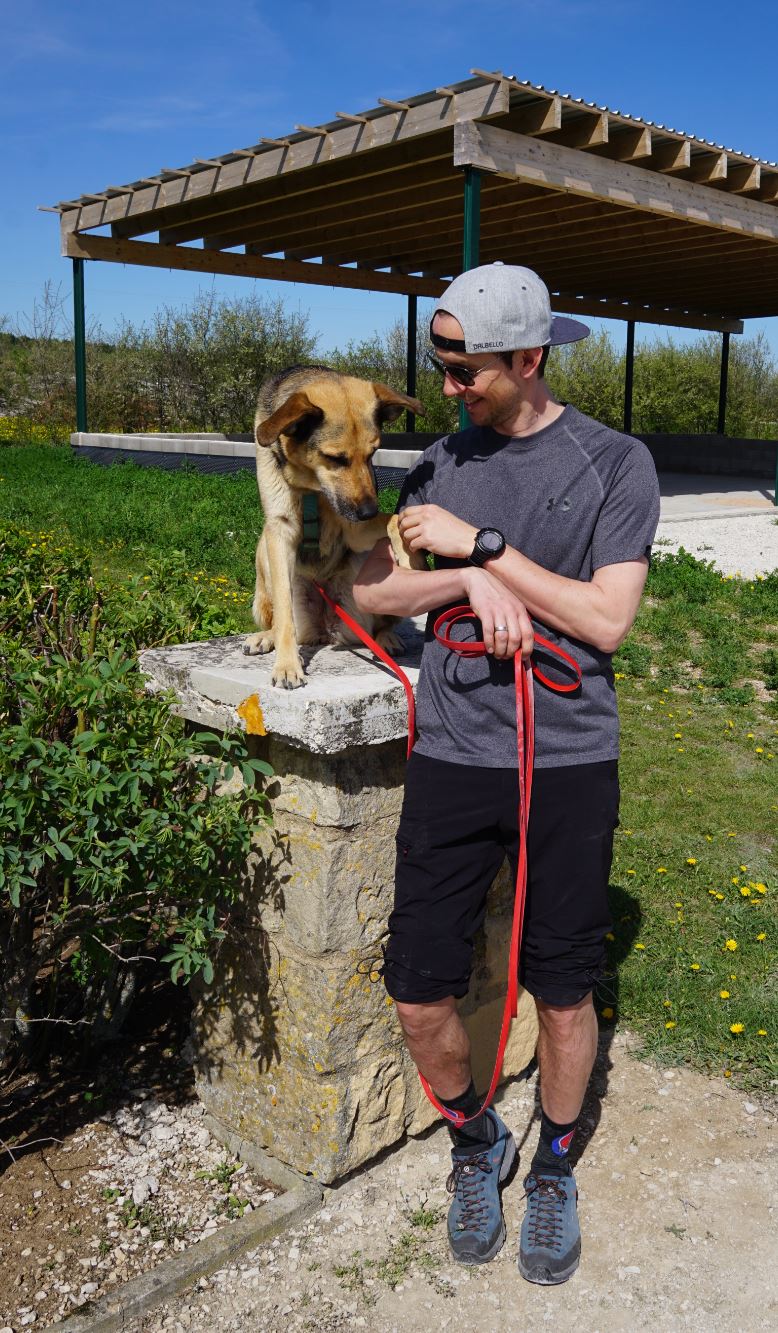 mit Hund