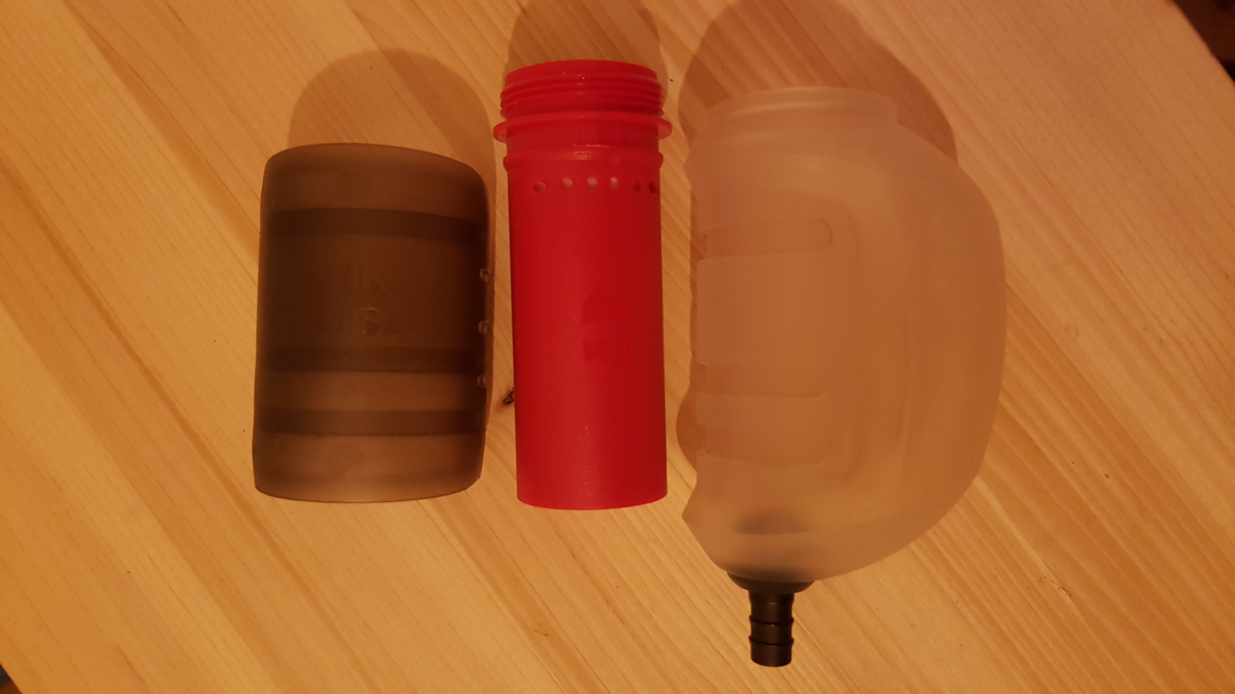 Kolben mit Filterkartusche