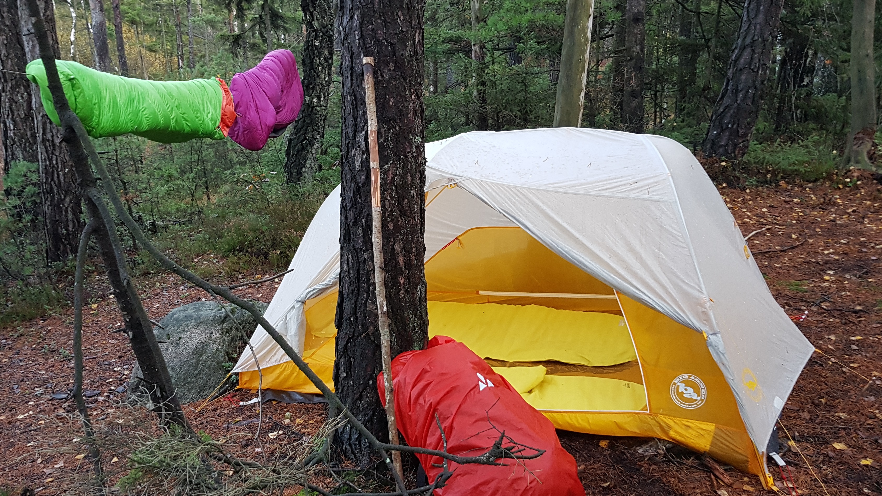 auf dem Bohusleden in Schweden 1