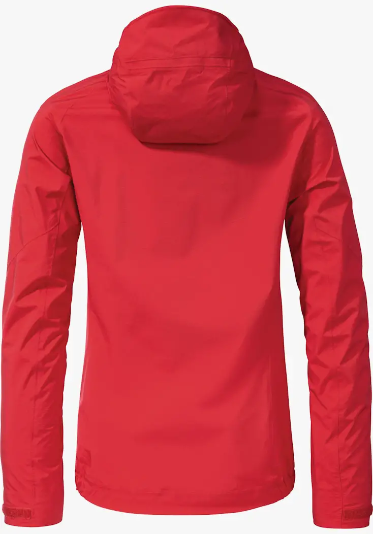 Jacke in rot, Hinterseite