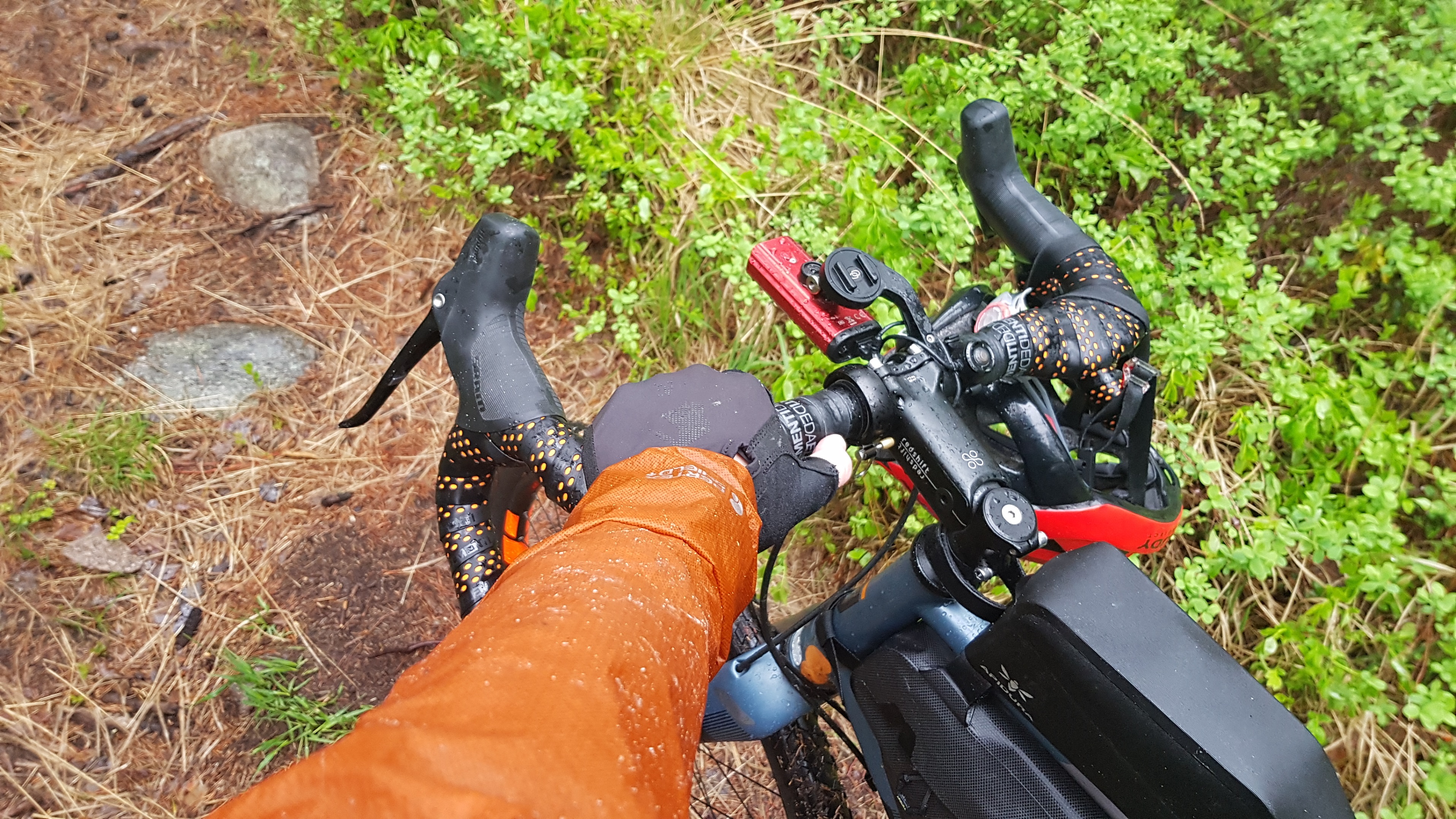 Cockpit im Regen