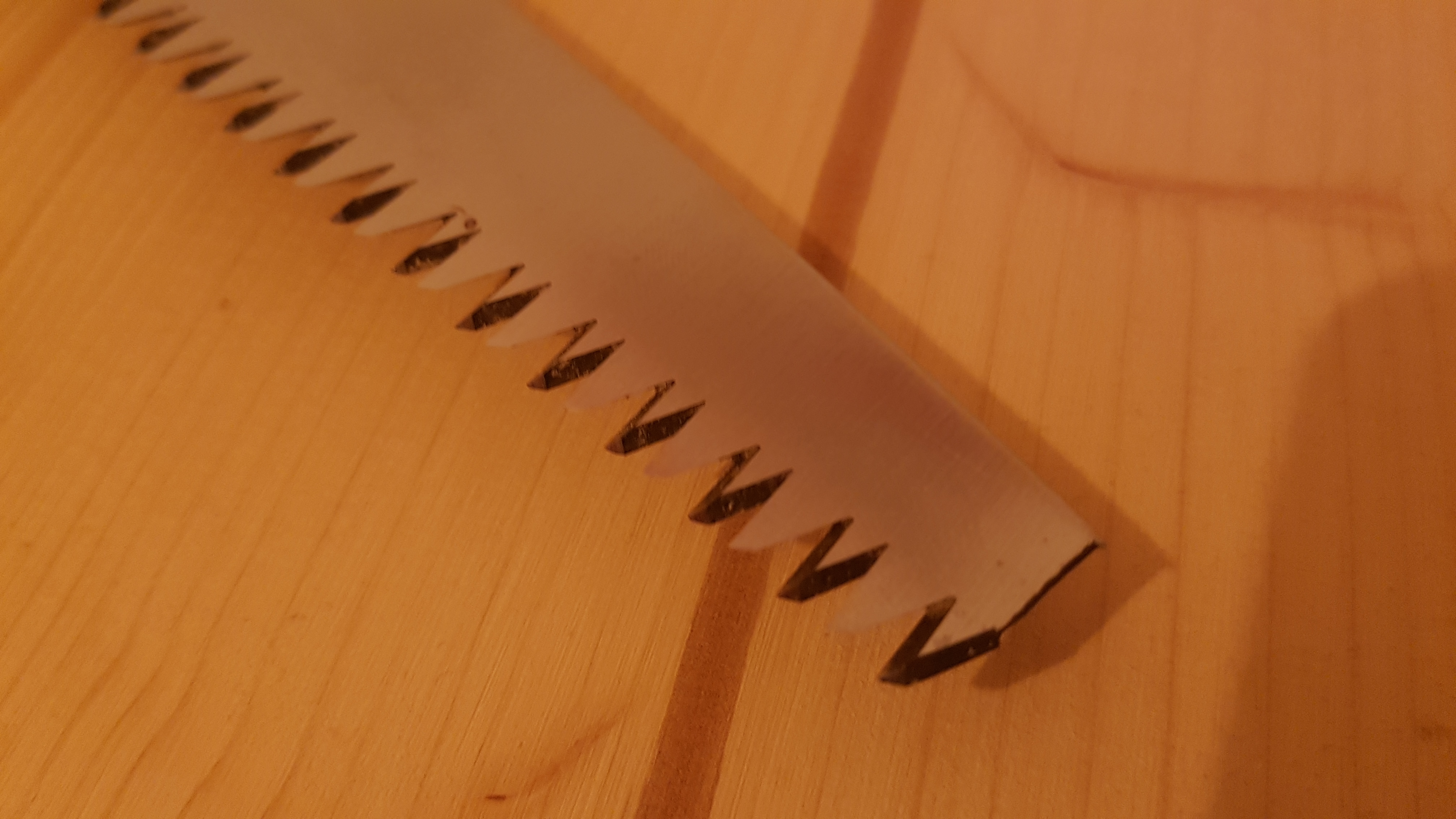 abgebrochene Spitze