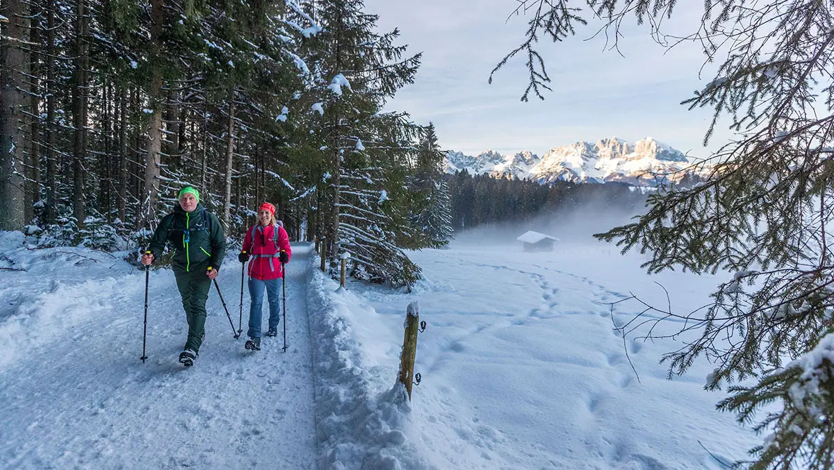 4 Tages-Winterwanderung: KAT Walk durch die Kitzbüheler Alpen, Tirol, Österreich