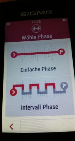 Einzel Intervalltraining