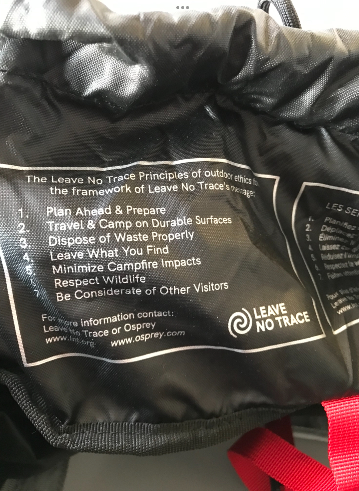 LEAVE NO TRACE