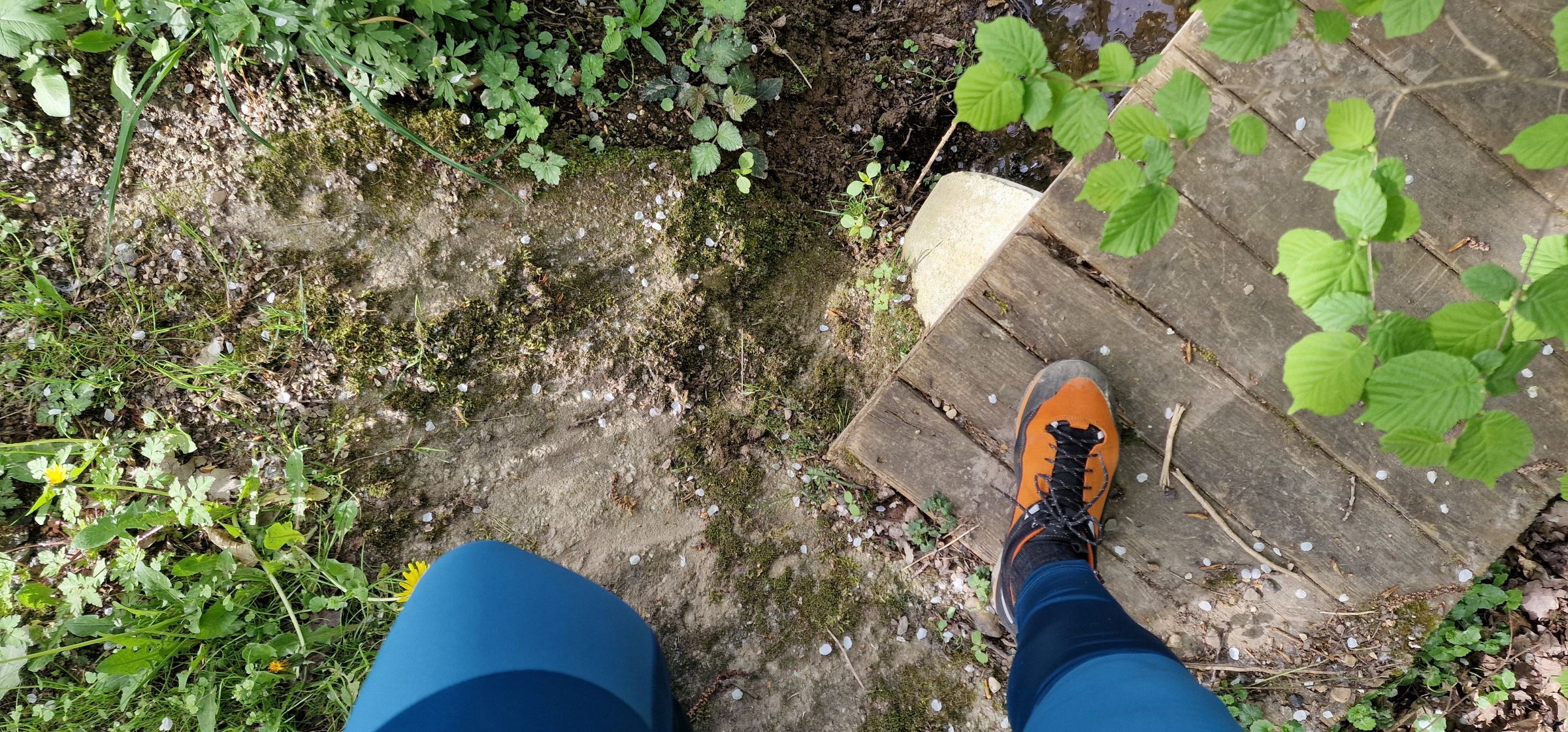 Ich hatte auch bei warmen Temperaturen keine Blasen oder Druckstellen in den AKU Trekkingschuhen