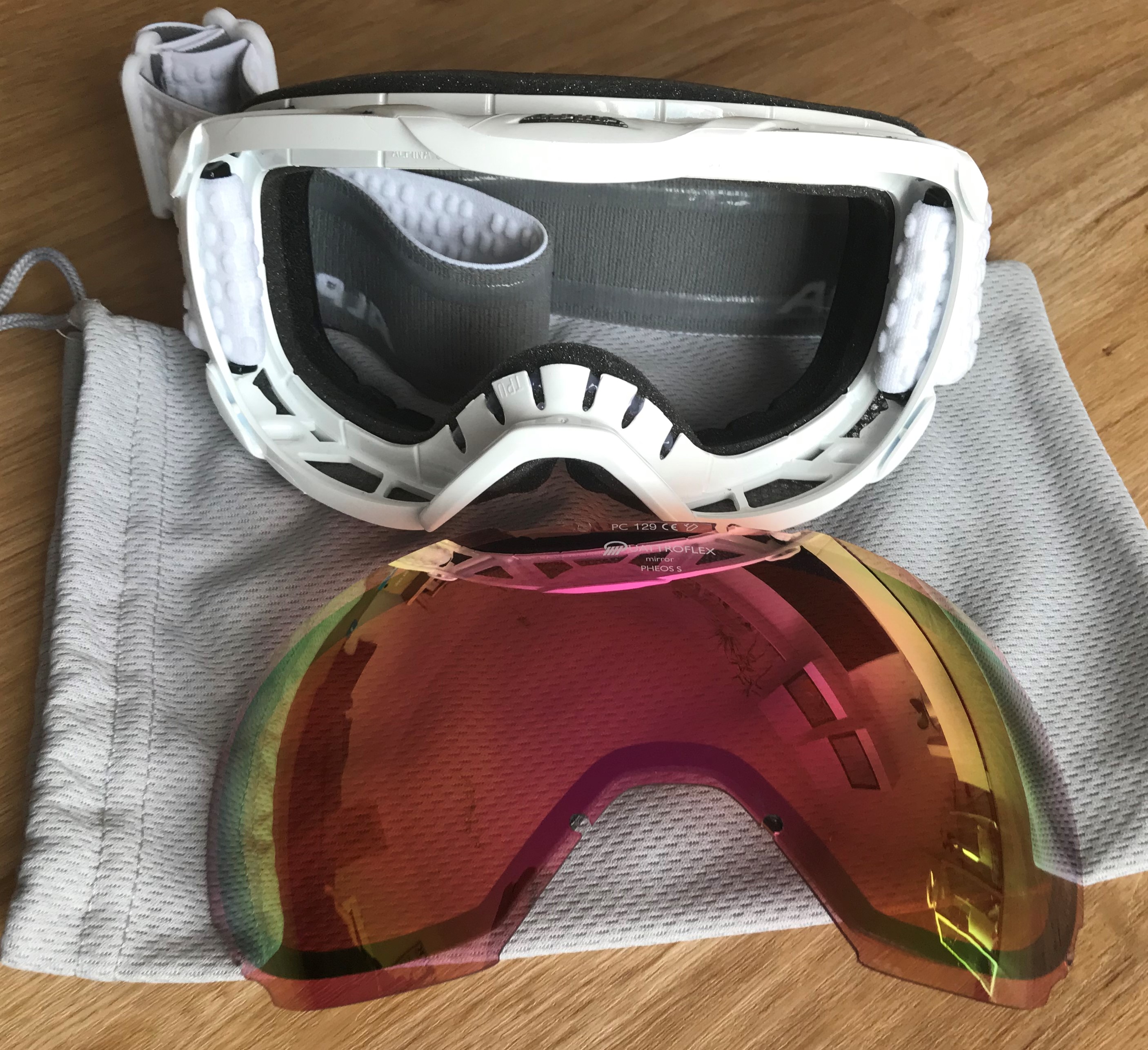 Alpina Pheos S - Glas ausgebaut