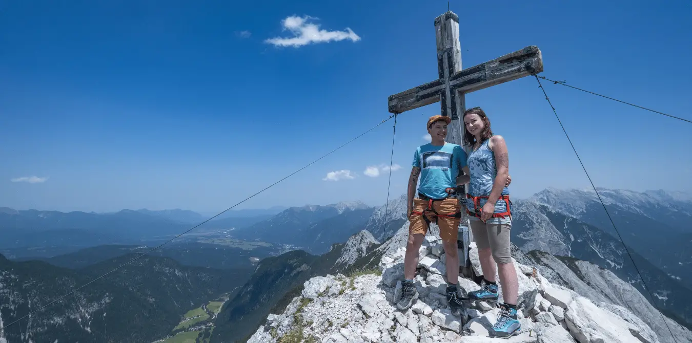 Arnplattenspitze, Wandern im Leutaschtal