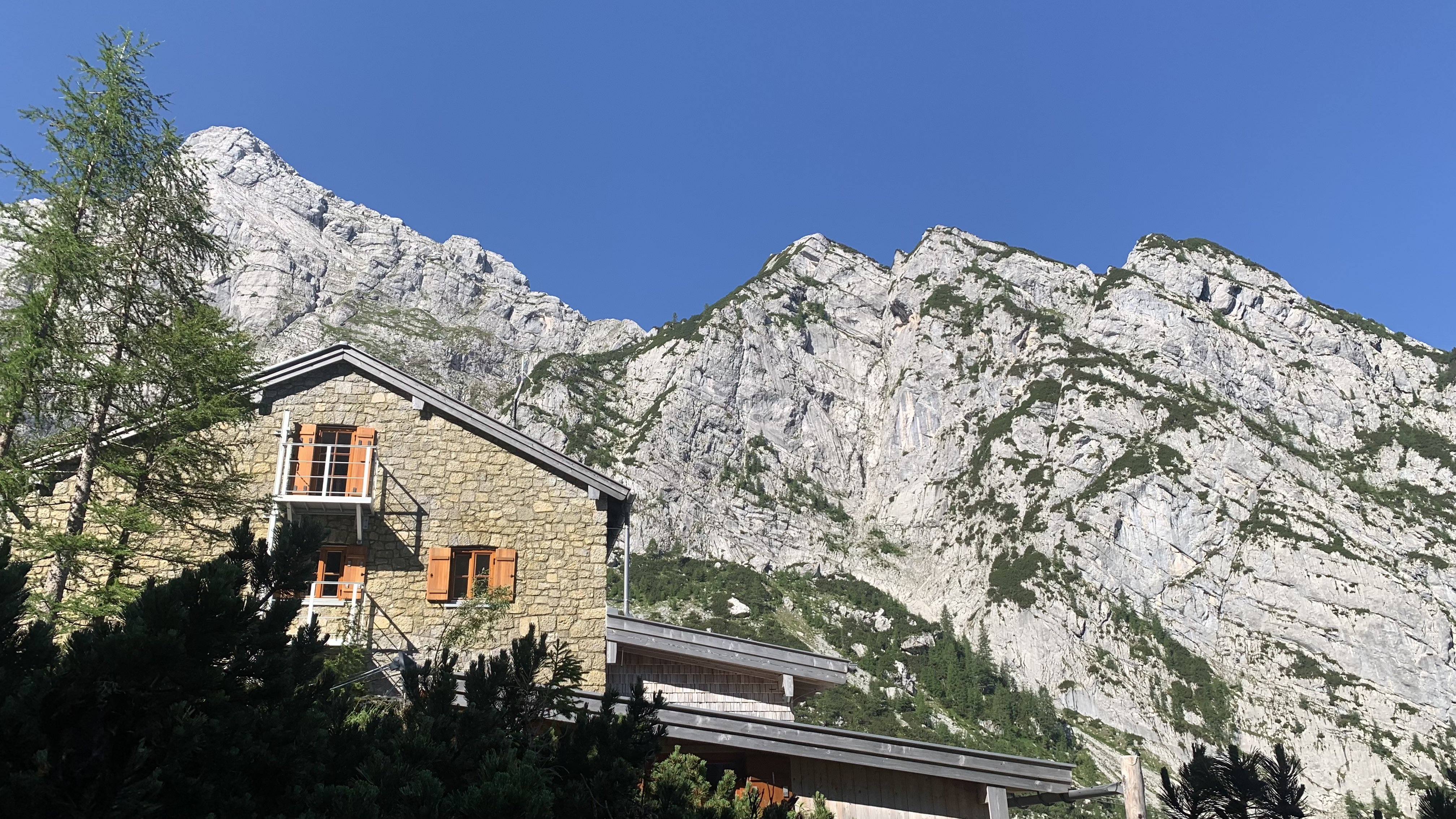 Blick auf die Blaueishütte