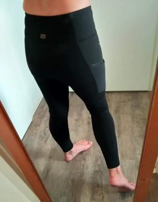 Rückansicht Kalpana Hike Tight Women, schwarz